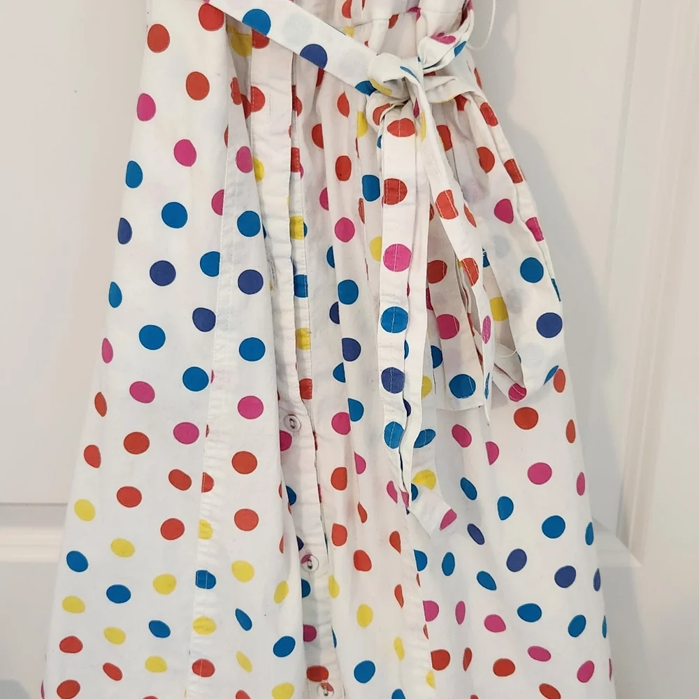 COLOR ME COURNTEY  Dipping Dot Minnie Midi Dress Size 6 - Picture 4 of 10